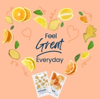 UNICITY FEEL GREAT 7's PACK - 6"X3"X4", Web Orange