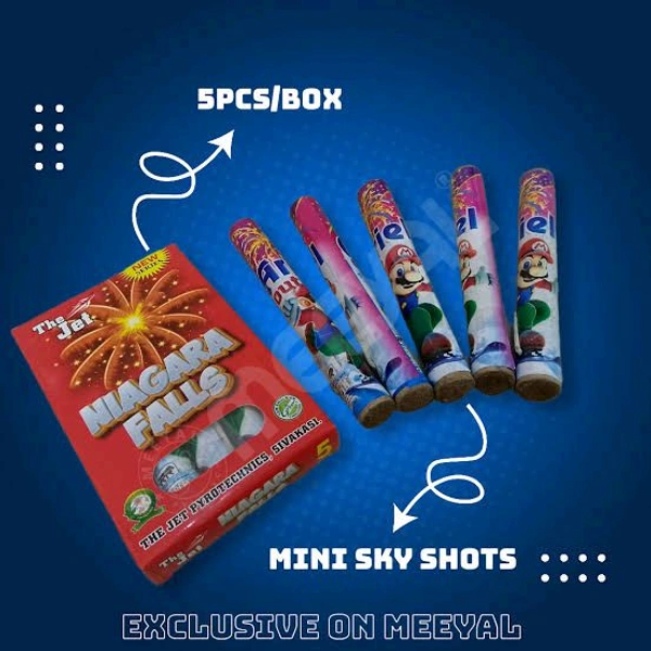 MINI MULTI COLOUR SHOTS 5 PCS