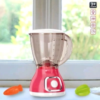 Patna Toys Kids Mini Juicer Playset with Spinning Blade, Lights, and Toy Fruits – Realistic Kitchen Appliance Set for Girls Best Gift for Kids