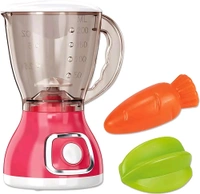 Patna Toys Kids Mini Juicer Playset with Spinning Blade, Lights, and Toy Fruits – Realistic Kitchen Appliance Set for Girls Best Gift for Kids