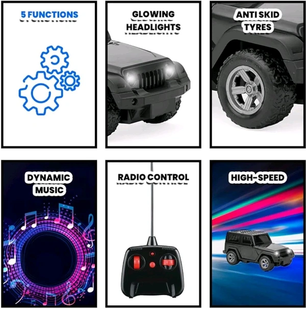 Remote Control Thar Recharge Rc Toys For Kids