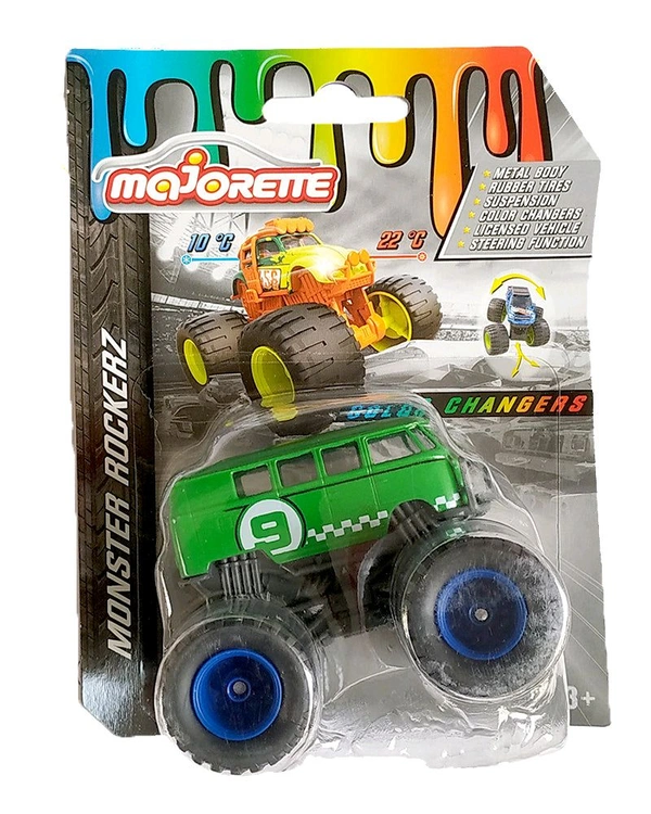 Majorette Monster Rockerz Color Changers Toyota FJ Cruiser - Green / Blue