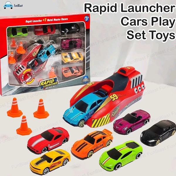 Rapid Launcher Cars Play Set Toys