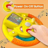 Patna Toys Activity Toys Steering Wheels With Automatic Gears Lights And Music For Kids
