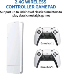 Patna Toys 3D 4K Retro Gaming Console | 20,000+ Preloaded Games | HDMI Plug & Play Game Stick | Wireless TV Game System | Classic Arcade Emulator | Dual 2.4G Controllers | 64GB Mini Game Box


