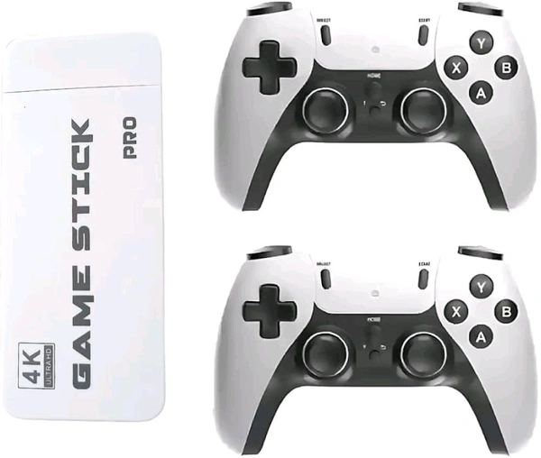 Patna Toys 3D 4K Retro Gaming Console | 20,000+ Preloaded Games | HDMI Plug & Play Game Stick | Wireless TV Game System | Classic Arcade Emulator | Dual 2.4G Controllers | 64GB Mini Game Box


