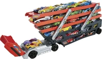Hot Wheels Plastic Mega Hauler Truck, Stores More Than 50 Cars, Multicolor