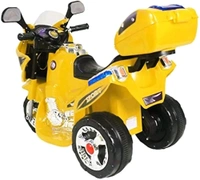 HOT GARAGE Hot Garage Baby Battery Operated with Musical Sound and Back Basket 3-Wheel Battery Operated Ride On Bike with Music, Horn, Headlights with 25 Kg Weight Capacity for Your Kids SE-BOB-41