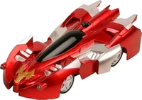 Patna Toys Gravity Defying RC Car Wall Climbing Remote Control Anti Ceiling Racing Toy, Dual Mode 360° Rotating LED Head RC Stunt Car (RED)
