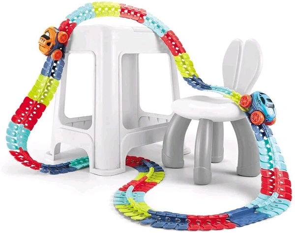 Kipa Gaming Monster Wheels Speedy Car with Flexi Track, 3Y+, Multicolour 