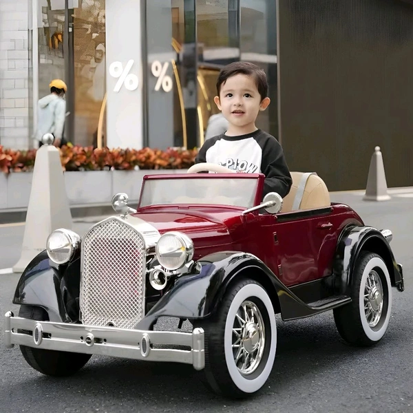 Hot Garage 2025 Model  Vintage Kids Car Dual Accelerator