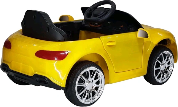 Hot Garage Mini Kids Battery Operated Car for Kids, Ride on Kids Car with Music & Light | Baby Big Car Rechargeable Battery Car | Electric Car for Kids to Drive 1 to 4 Years Boys Girls (Yellow)