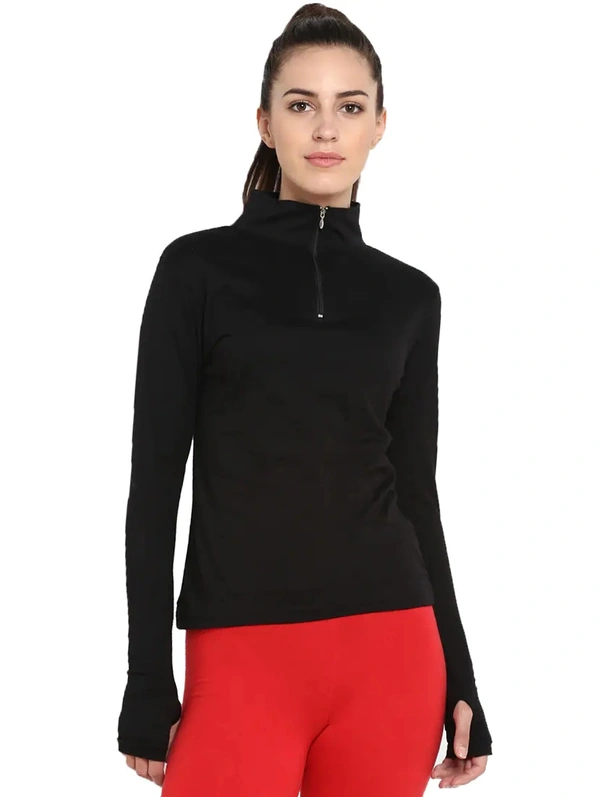 Popster Voguish Women Tshirts - Black, S