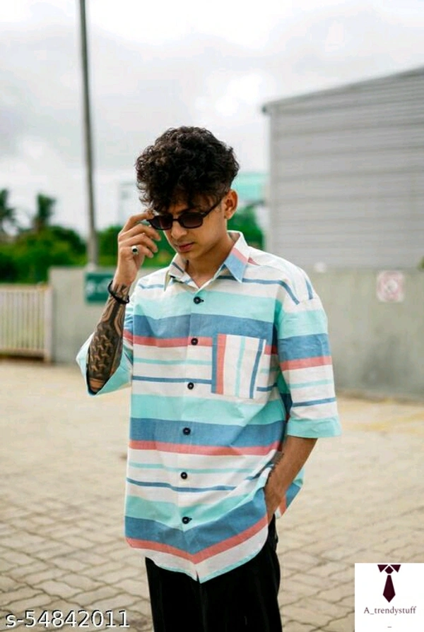 Striped Boys Shirt | Boys Partywear | Comfy Boys Shirt