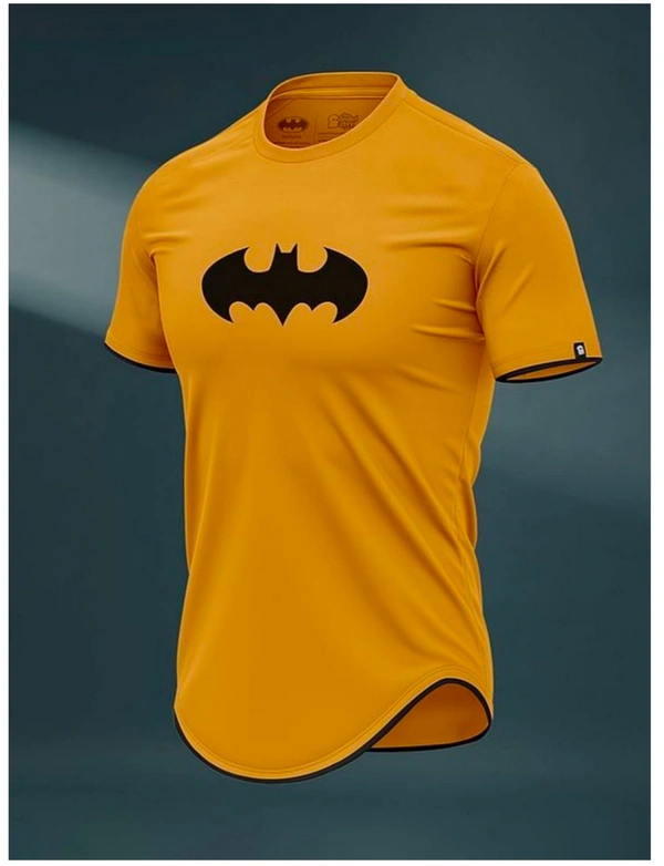 The Souled Store Batman- Protector Of Gotham Drop Cut T-Shirt - Yellow, XS,S,M,L,XL,XXL