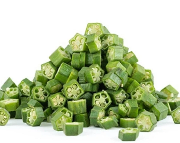 Diced Lady's Finger, - Chirlele Bhendi, 200g - (200g)