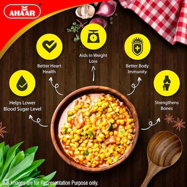 Ahaar 2Kg Chana Dal (1Kg x 2 Pack)