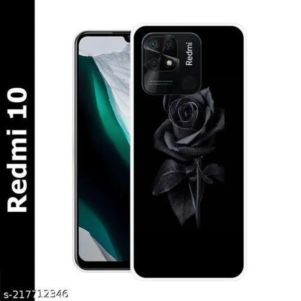 	 Printed Mobile Back Cover For Redmi 10 Stylish, Multicolor, Silicone Cov