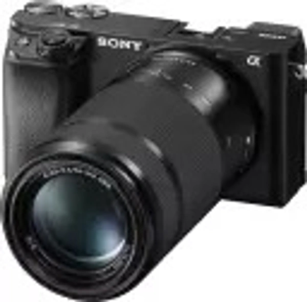 SONY Alpha ILCE-6100Y APS-C Mirrorless Camera with Dual Lens 16-50 mm & 55-210 mm Zoom Featuring Eye AF and 4K movie recording (Black) - Black, 24.2 MP