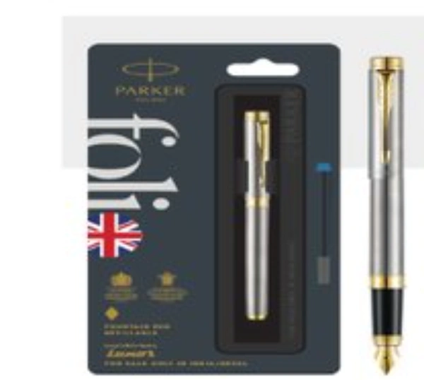 PARKER FOLIO FOUNTAIN PEN REFILLABLE - BLUE, 0.081G
