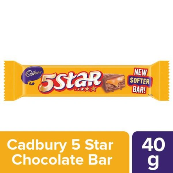 Cadbury 5 Star Chocolate Bar, 40 g - 40g