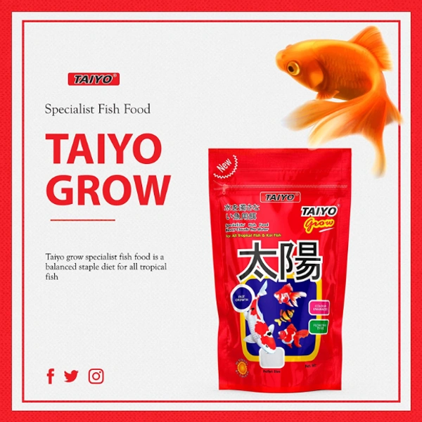 TAIYO GROW FISH FOOD 100G