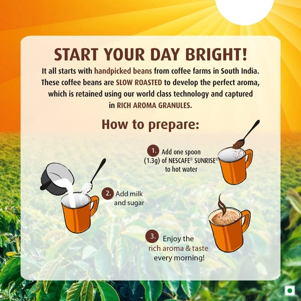 NESCAFE SUNRISE Sachet 50G