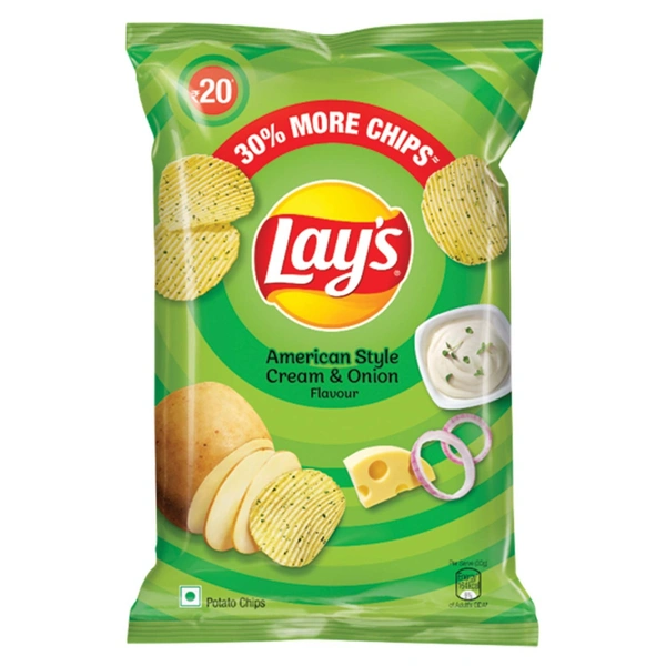 Lays Lay's American Style ,Cream & Onion 52g