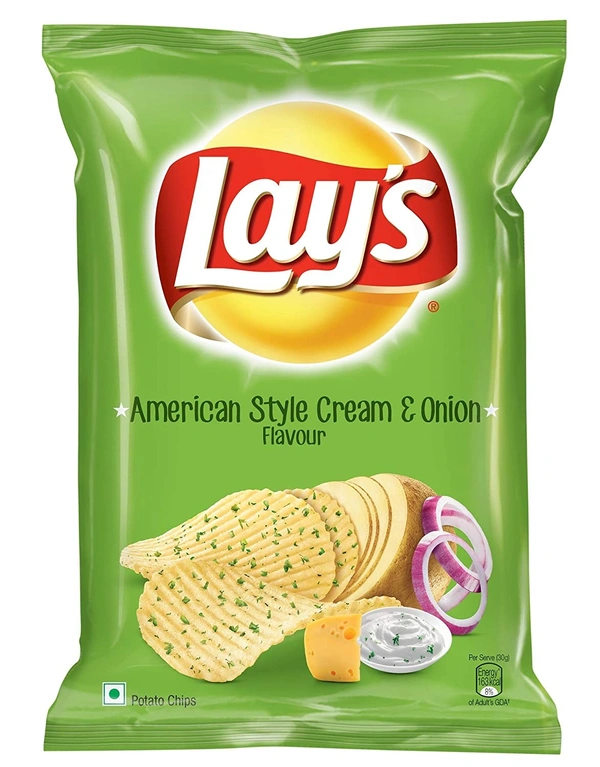 Lay's American Style Cream and Onion Flavour