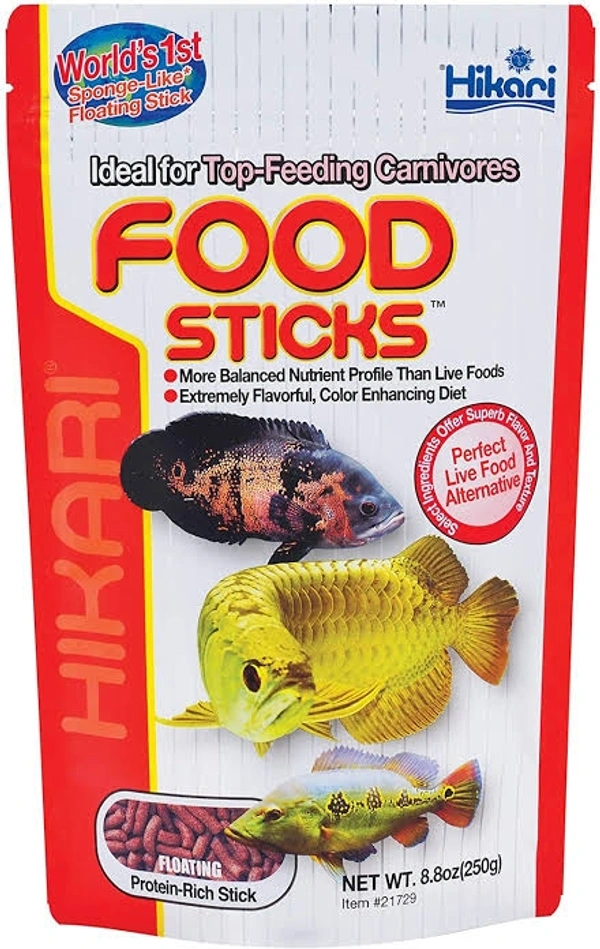 Hikari food sticks ideal for tropical fish - 57 GM