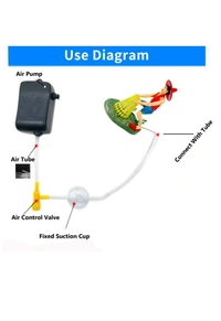 Air Operated Aquarium Decorative Showpiece (Poloman)