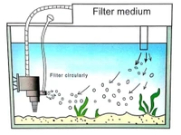 Venus Aqua 601T Top Filter For Aquarium|Free Sponge|Power:25 Watt, F. Max.:1500 L/H - 601T/25 Watt