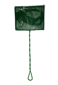 Fish Catching Net For Aquarium Purposes - Green, 10 Inch