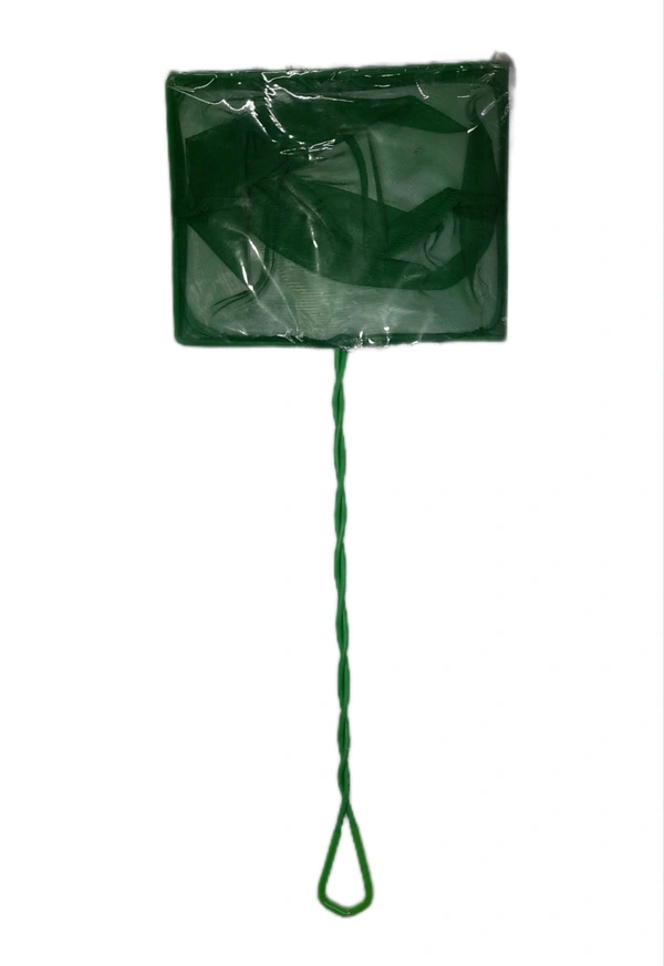 Fish Catching Net For Aquarium Purposes - Green, 10 Inch