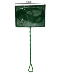 Fish Catching Net For Aquarium Purposes - Green, 10 Inch