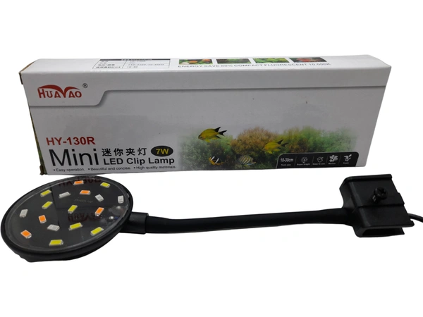 Multicolor Mini LED Clip Lamp|7 Watt - 7 Inch RGB