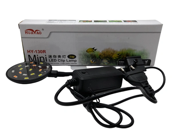 Multicolor Mini LED Clip Lamp|7 Watt - 7 Inch RGB