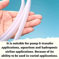 Silicon Transparent Pipe For Aquarium And Other Uses|Outer Diameter-5mm, Inner Diameter-4mm - 50 Feet