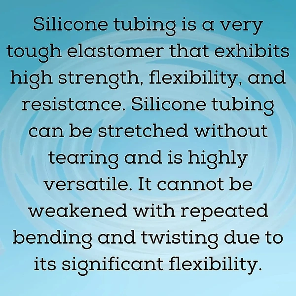 Silicon Transparent Pipe For Aquarium And Other Uses|Outer Diameter-5mm, Inner Diameter-4mm - 50 Feet