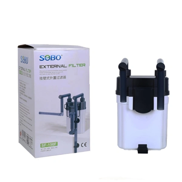 Mini External Canister Filter For Aquarium Fish Tank | Power : 4W | Output : 260L/H - 4W-F.Max:260L/H