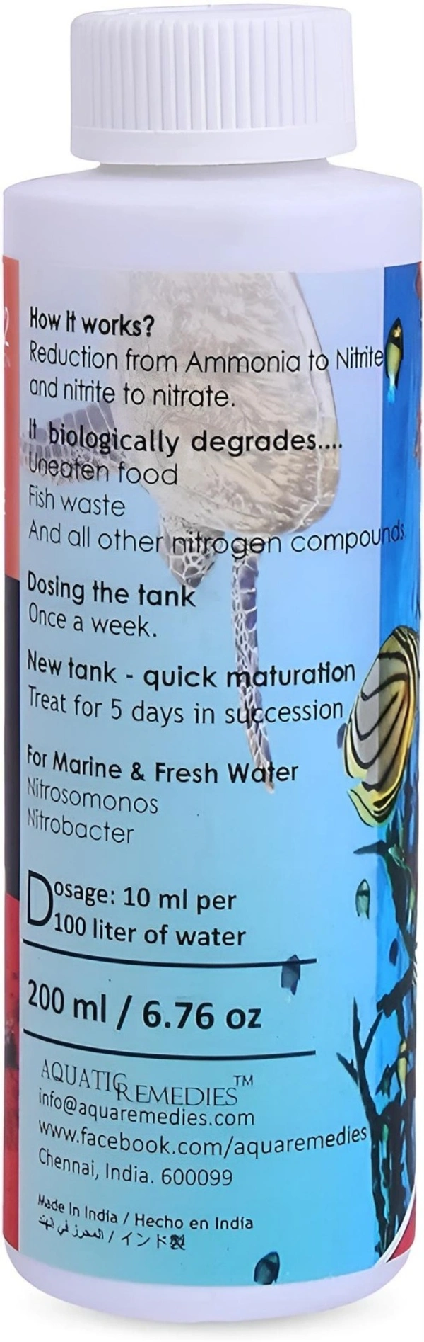 Microlife-S2 120 ml | For Quick Aquarium Maturation and Ammonia & Nitrite Removal - 120 ml