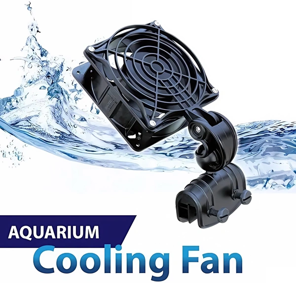 BOYU Aquarium Cooling Fan FS 120A – Powerful Clip-On Chiller for Tropical Tanks - FS 120A