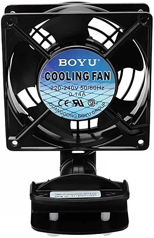 BOYU Aquarium Cooling Fan FS 120A – Powerful Clip-On Chiller for Tropical Tanks - FS 120A