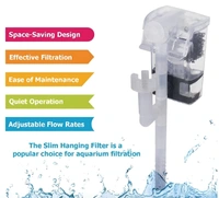 RS RS-800A Hang-On Aquarium Filter – 2.5W Silent 3-Stage Filtration | 280L/H with Surface Skimmer & Flow Control - 2.5W, RS 800A