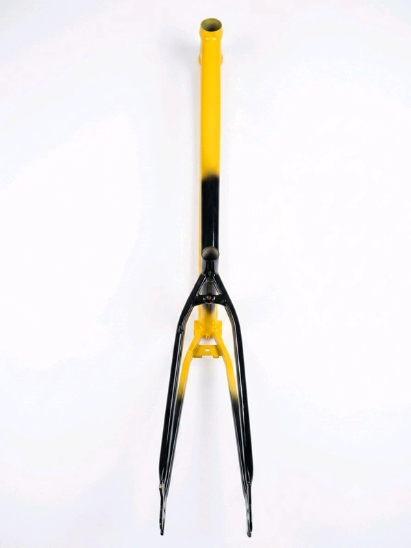 Custom Build MTB stunt cycle yellow and black Dirt Frame (14inch) down alloy-steel material light weight.