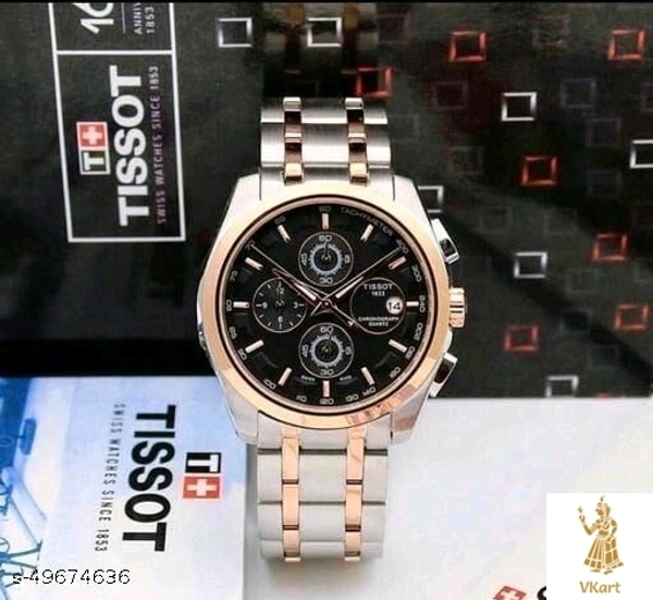 Tissot Metal analogue Watch - Multicolored, Free Size