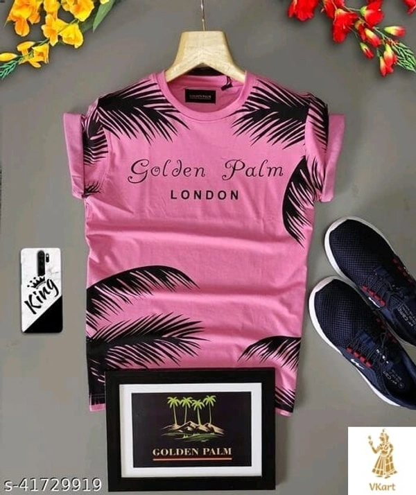 Big Wood Golden Palm - M, Pink