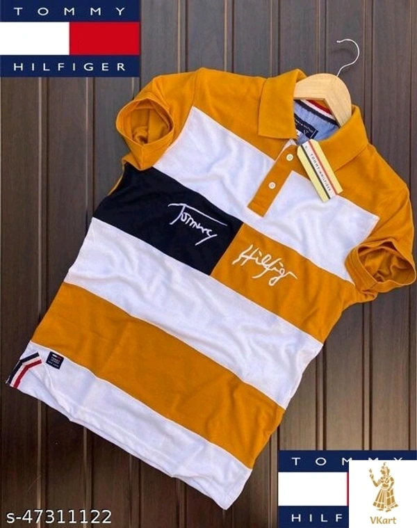 Tommy Hilfiger Men's T-shirts - Yellow, M