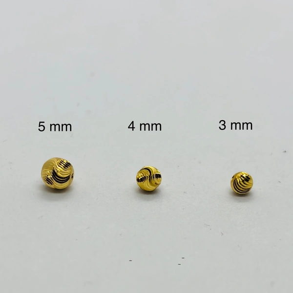 Moti Light Weight - 20K, Size 5mm    Weight 0.120 gram