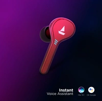 BoAt boAt Airdopes 431 / Airdopes 433 Bluetooth Headset Red ♥️ - Red